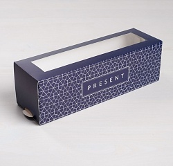 Коробка для макарон 18 см*5,5 см*5,5 см "Present"