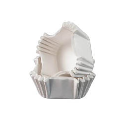 Капсулы бумажные для конфет белые квадрат 35 мм*35 мм*25 мм, 50шт